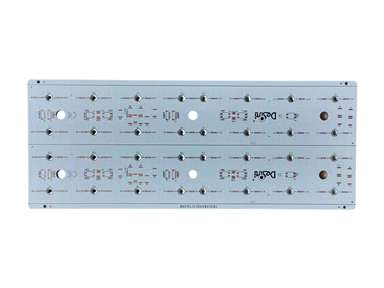 Aluminum PCB：Thick copper PCB：2-layers-AL 2W-2.0mm-2/2oz-HASL
